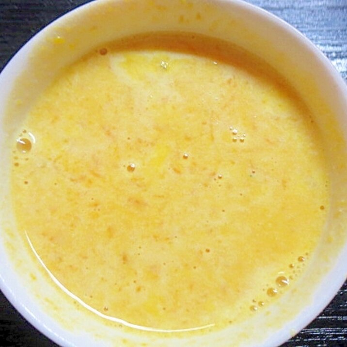 簡単味噌風味の南瓜のスープ